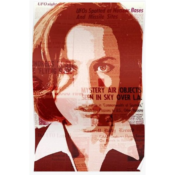 Dana Scully - The X-Files Premium Matte Vertical Poster-image