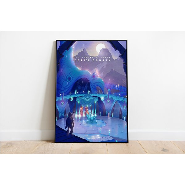 The Legend Of Zelda Zora's Poster-image