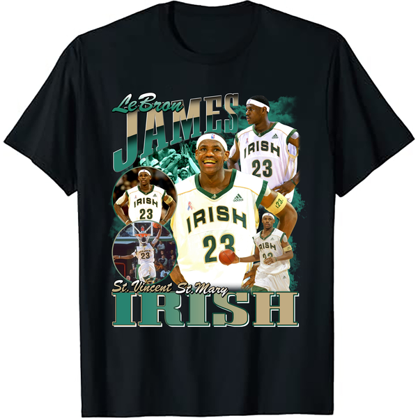 Floor Seat Fashion Lebron James St Vincent St Mary Tribute T-Shirt-image