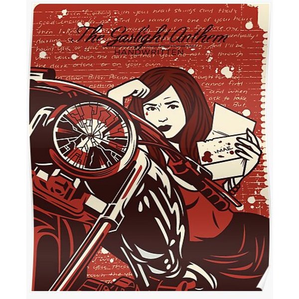 The Gaslight Anthem Because Of A Hobby Premium Matte Vertical Poster-image