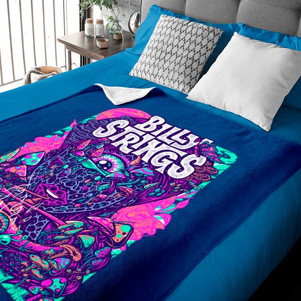Billy Strings Art Baby Blankets American Guitarist Bluegrass Musician Cary Music Festival 2023 Tour Baby Blankets-image