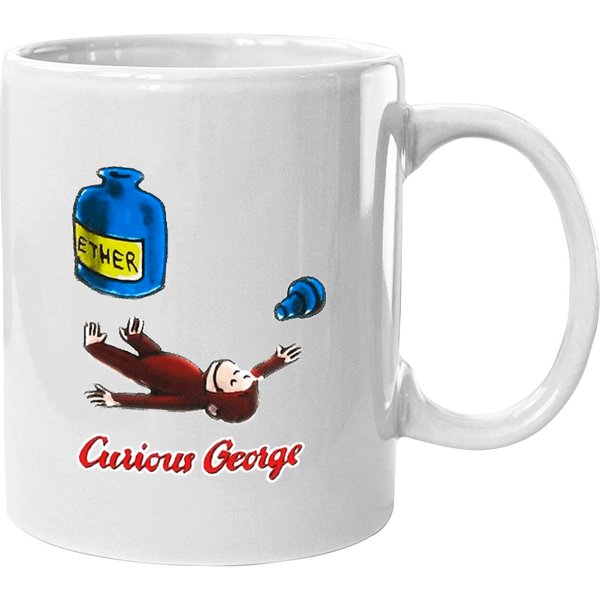 Curious George Breathes In Ether Mugs-image