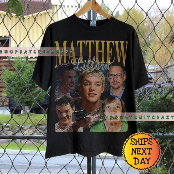 Matthew Lillard Vintage Washed T-Shirt,Actor Homage Graphic Unisex-image