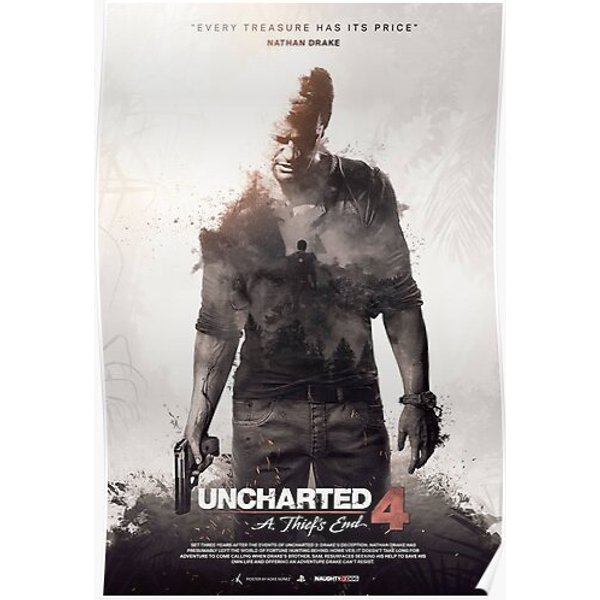 Uncharted - A Thief's End Print Premium Matte Vertical Poster-image