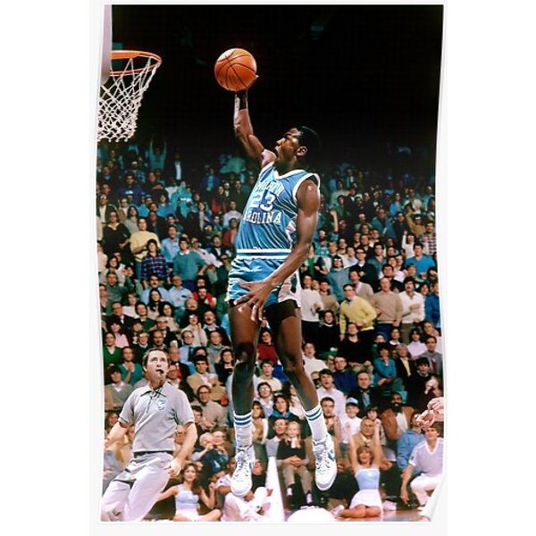 Jordan Unc Dunks Premium Matte Vertical Poster-image
