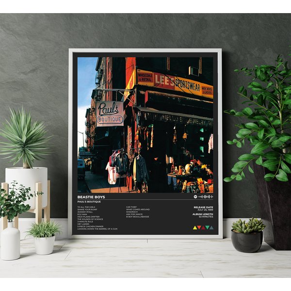 Beastie Boys Poster | Paul's Boutique Album Poster-image