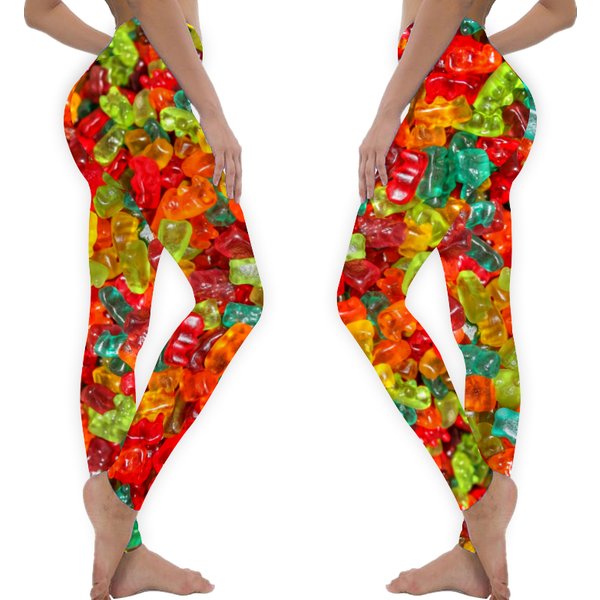 Yummy Gummy Bear Candy Leggings-image