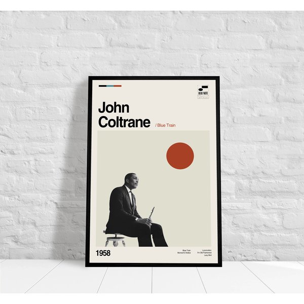 John Coltrane - Blue Train - Music Album Poster, Music Poster-image
