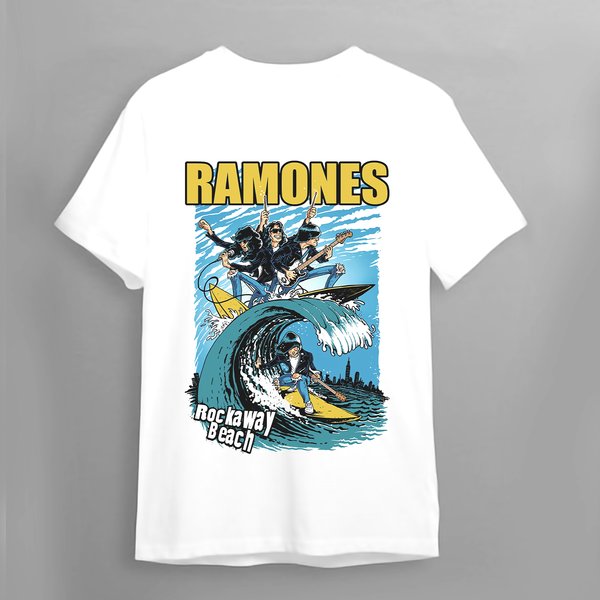 Ramones Rockaway Beach T-Shirt-image