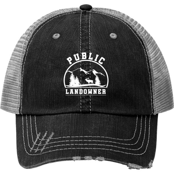 Public Landowner - Public Land Owner Print Trucker Hats-image