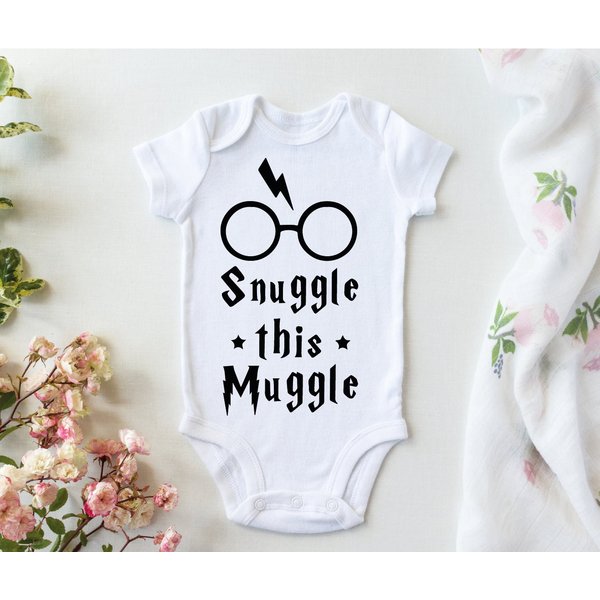 Snuggle This Muggle Onesie, Pottery Toddler Outfit