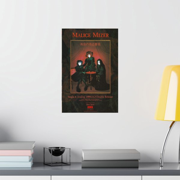 Malice Mizer Mana Sama Kozi Yuki3 Premium Matte Vertical Poster-image