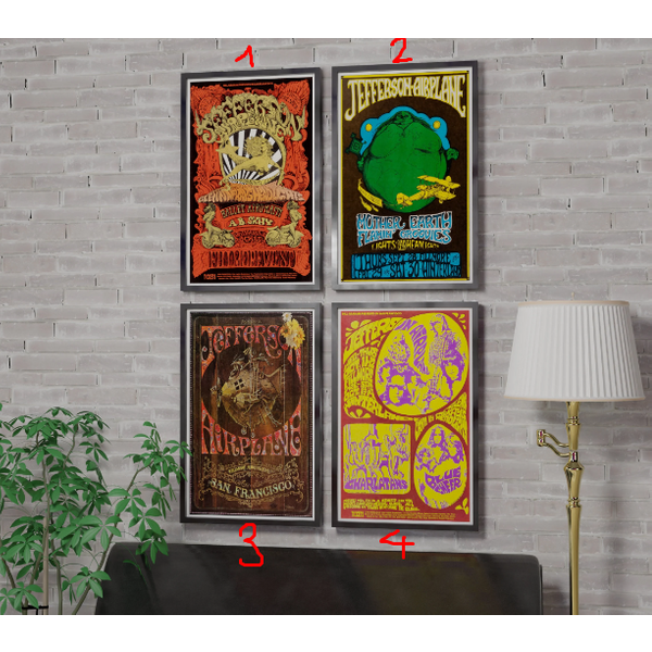 Jefferson Airplane Wooden Poster-image