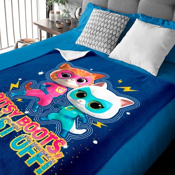 Super Kitties Baby Blankets, Superkitties Pounce Baby Blankets-image