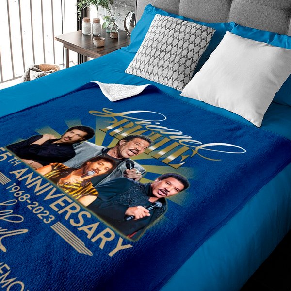 Lionel Richie 55Th Anniversary 1968 - 2023 Thank You Baby Blankets-image