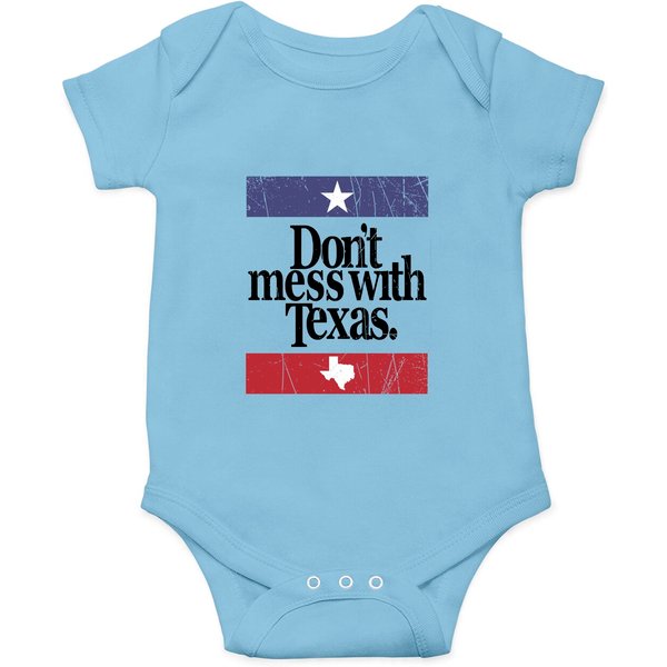 Don't Mess With Texas Onesies, Vintage Graphic Onesies-image