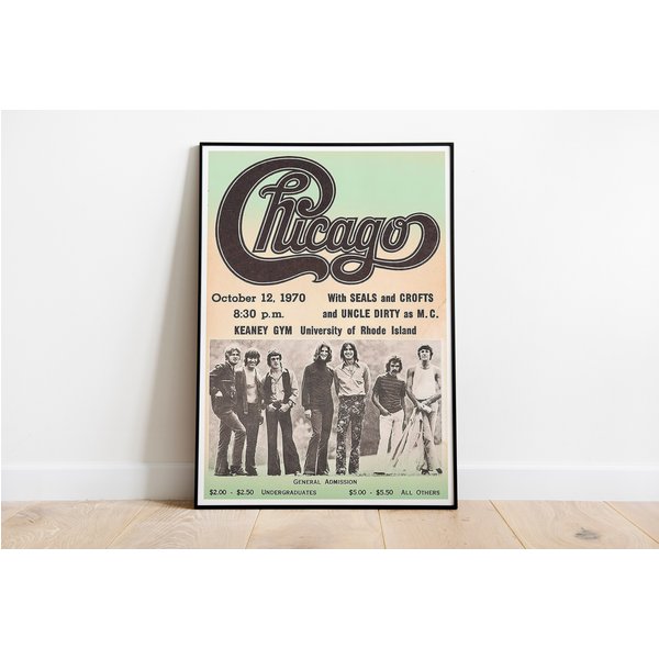 Chicago Band Concert Poster, Live Music Poster-image