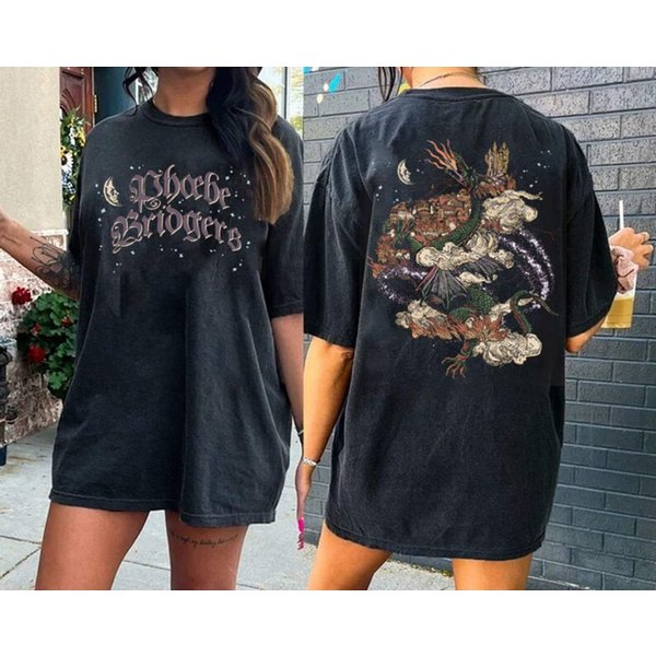 2 Sided Phoebe Dragons Bridgers Shirt, Vintage Phoebe T-Shirt-image