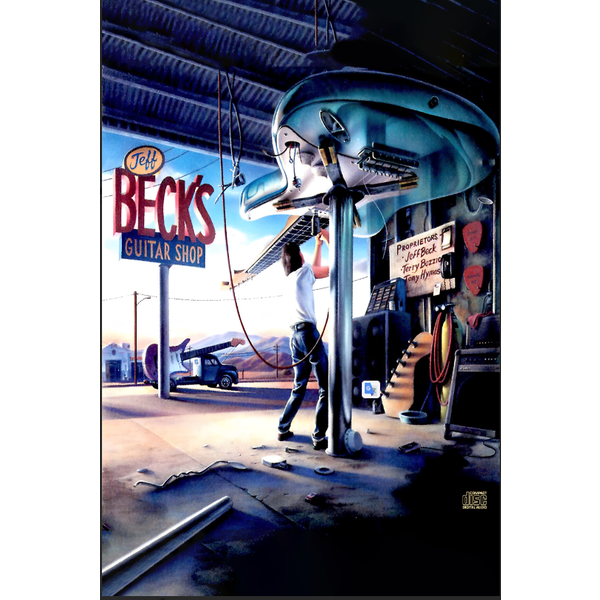Jeff Beck Jeff Becks Guitar Shop Premium Matte Vertical Poster-image