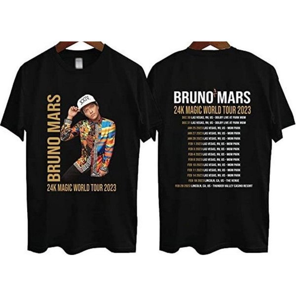Bruno Mars 24K Magic World Tour Shirt-image