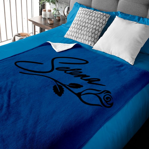 Selena Baby Blankets, Latin American Pop Singer, Selena Rose Baby Blankets-image