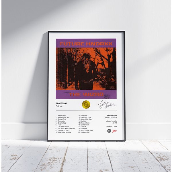 Future Poster - The Wizrd Album Cover Poster-image