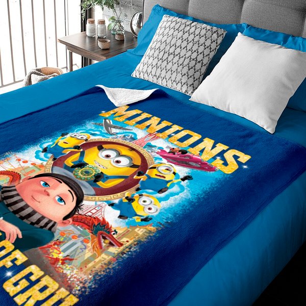 Despicable Me Minions The Rise Of Gru Baby Blankets, Minions 2 Matching Baby Blankets-image