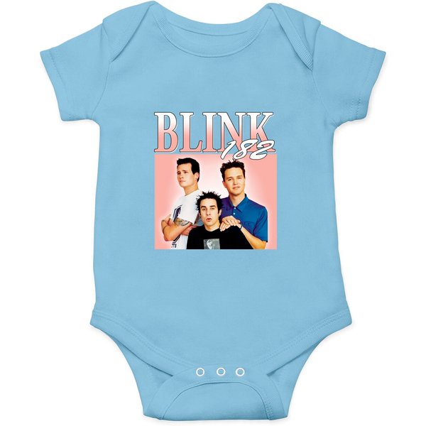 90S Style Smile 182 Band Onesies, B182 World Tour 2023 Onesies, B182 Merch Onesies, B182 Fan Lovers Onesies, 2023 Tour Onesies-image