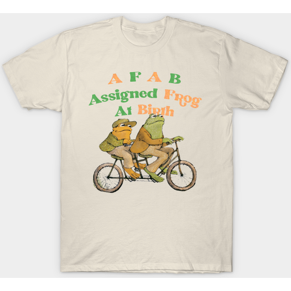 Afab Assigned Frog At Birth (Trans Pride) - Trans - T-Shirt-image