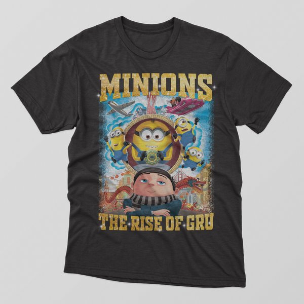Despicable Me Minions The Rise Of Gru T-Shirt, Minions 2 Matching Shirt-image