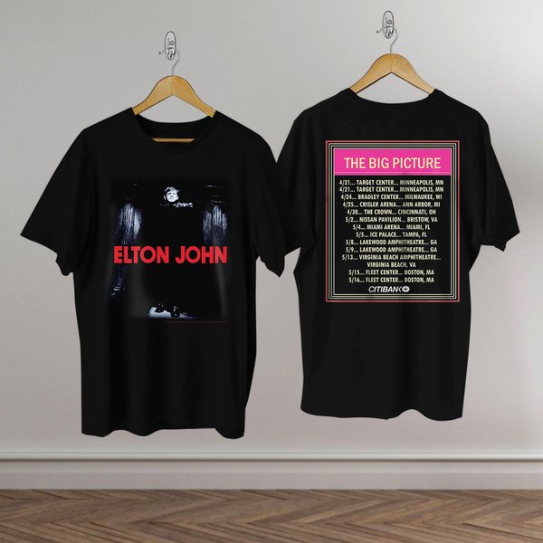 Vintage Elton John 90S Band T-Shirt-image