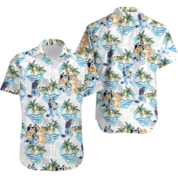 Blueydad Hawaiian Shirt, Dad Life Blueydad Dad Family Lover Hawaiian Shirt-image