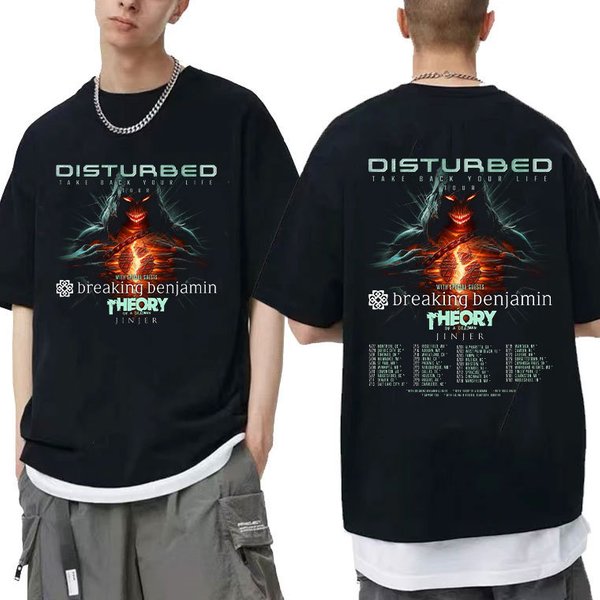 Disturbed World Tour 2023 Shirt, Disturbed Take Back Your Life Concert 2023 Shirt-image