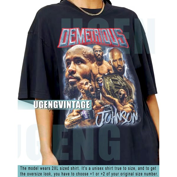 Demetrious Johnson Shirt Vintage 90S Grapic Tee Unisex King Hasbulla Tshirt-image
