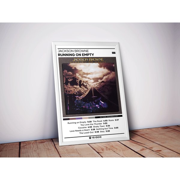Jackson Browne Poster | Running On Empty Poster-image