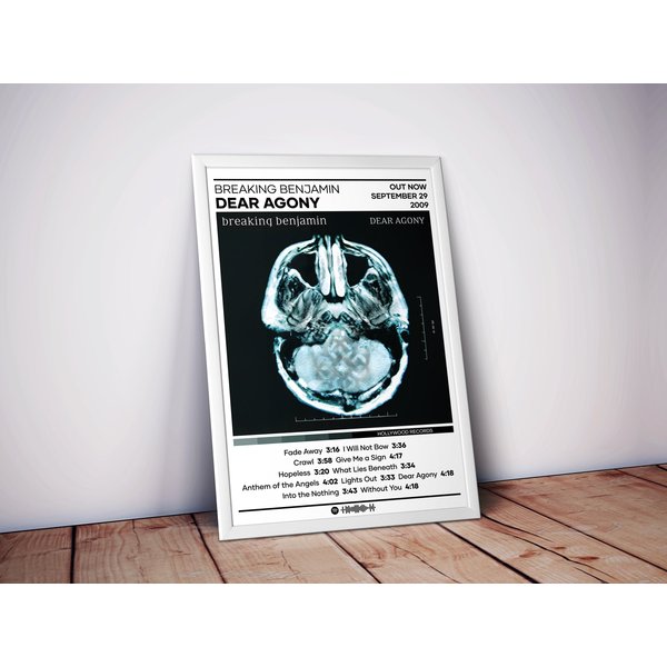 Breaking Benjamin Poster | Dear Agony Poster-image