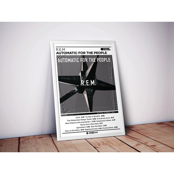 R.E.M Poster | Automatic For The People Poster-image