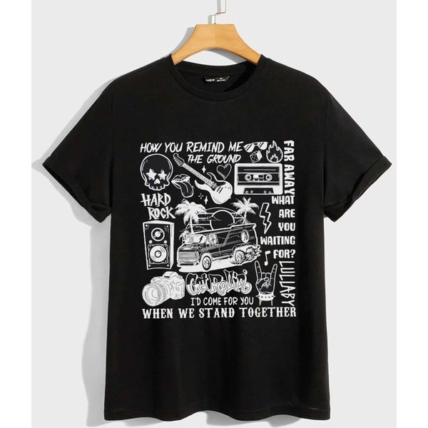 Nickelback World Tour Music 2023 Shirt, Merch Vintage Get Rollin Tour 2023 Shirt-image
