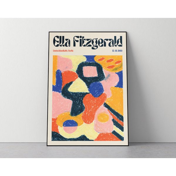 Ella Fitzgerald Music Poster-image