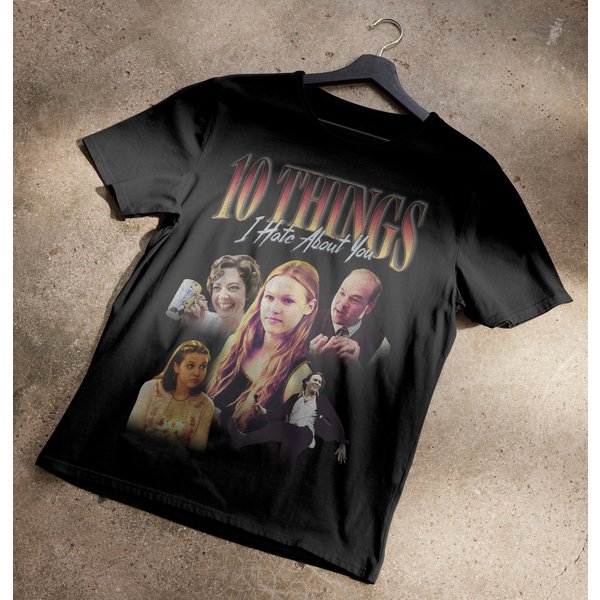 10 Things I Hate About You 90S Bootleg T-Shirt-image