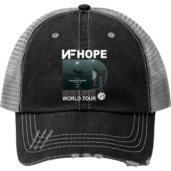 Nf Rap Print Trucker Hats, 90S Y2K Merch Vintage Nf Rapper Hiphop-image