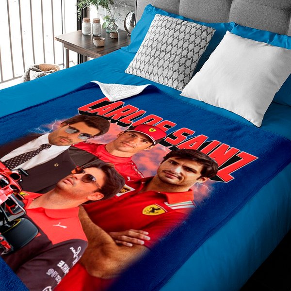 Carlos Sainz Vintage Baby Blankets