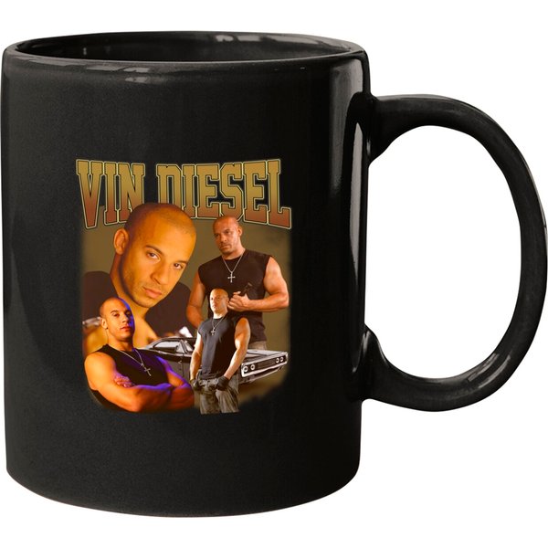 Vin Diesel Mugs - Vintage 90S Style Mugs-image