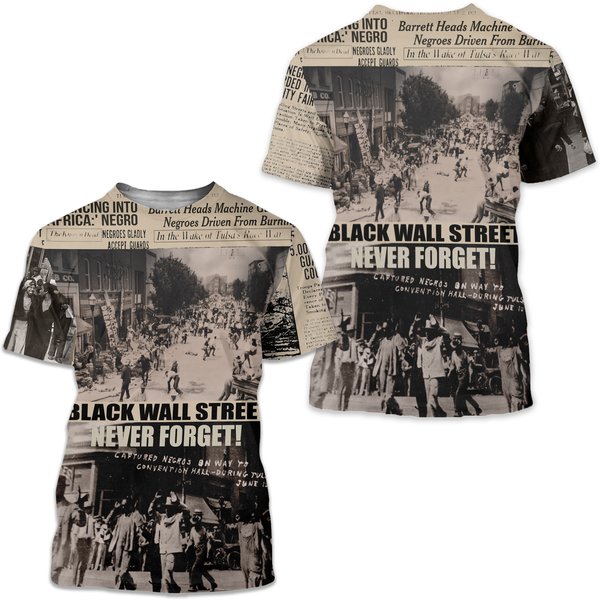 Black Wall Street Shirt Freedom African American History Tulsa Oklahoma Black History Month-image
