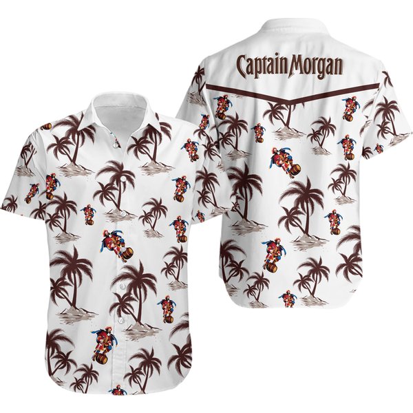 Captain Morgan Hawaiian Shirt, Captain Morgan Shirt-image
