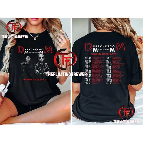 Depeche Mode Memento Mori Tour 2023 Tshirt, Depeche Mode Tour 2023 Tshirt-image