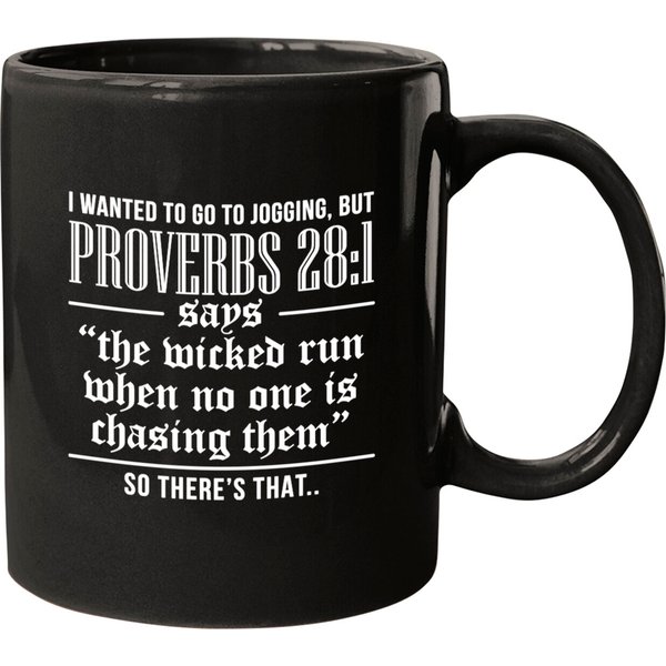 Proverbs 28:1 - Proverbs 28 1 - Mugs-image