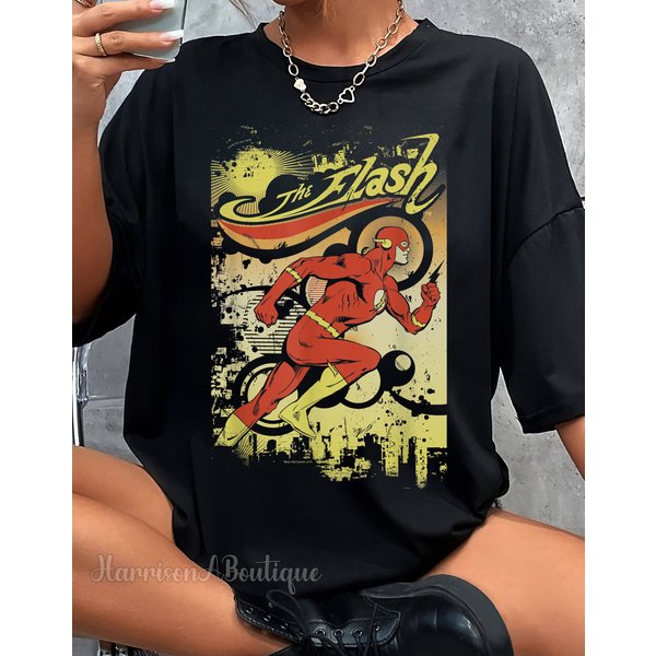 The Flash Just Passing Through Shirt, The Flash 2023 Shirt-image