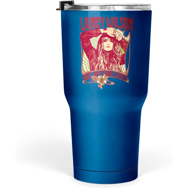 Lainey Wilson Tumblers 30 Oz, Lainey Wilson Country With A Flare Tour 2023-image
