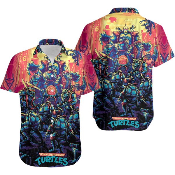 Teenage Mutant Ninja Turtles Adventures Hawaiian Shirt-image
